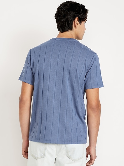 Image number 2 showing, Crew-Neck Ribbed T-Shirt
