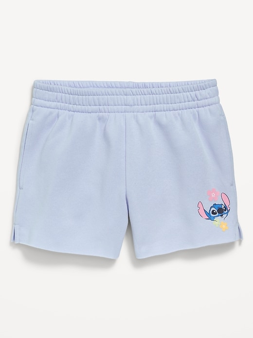 Image number 4 showing, Disney© Stitch High-Waisted Graphic Shorts for Girls