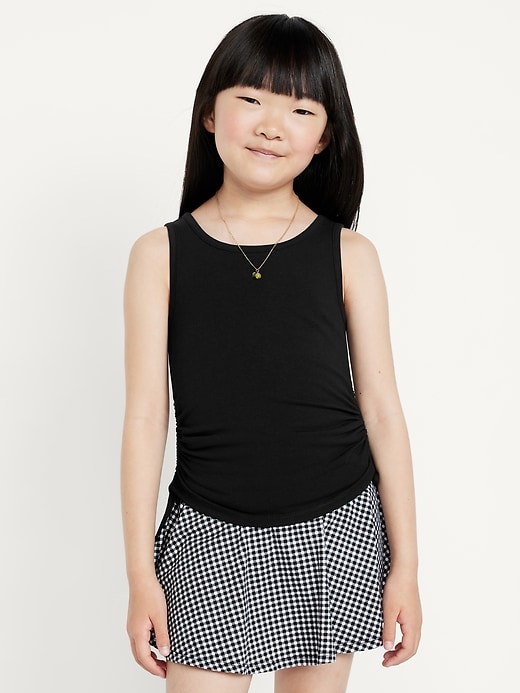 View large product image 1 of 2. Side-Ruched Tank Top for Girls
