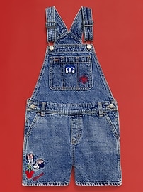 View large product image 4 of 5. Old Navy x Disney© Baggy Jean Shortalls for Girls