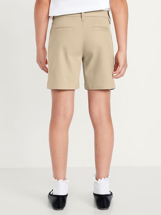 View large product image 2 of 3. School Uniform Twill Bermuda Shorts for Girls