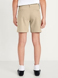 Image number 2 showing, School Uniform Twill Bermuda Shorts for Girls