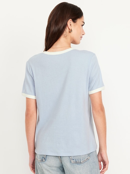 Image number 2 showing, EveryWear Graphic Ringer T-Shirt