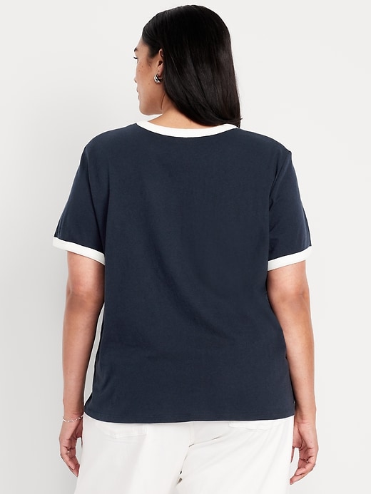 Image number 8 showing, EveryWear Graphic Ringer T-Shirt