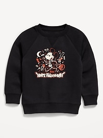 Image number 2 showing, Disney© Mickey Mouse Halloween Graphic Unisex Sweatshirt for Toddler