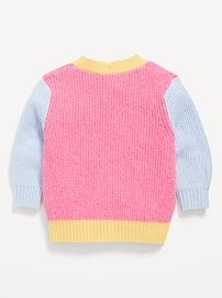 L'image numéro 2 présente Cardigan côtelé aux couleurs contrastantes SoSoft pour bébé