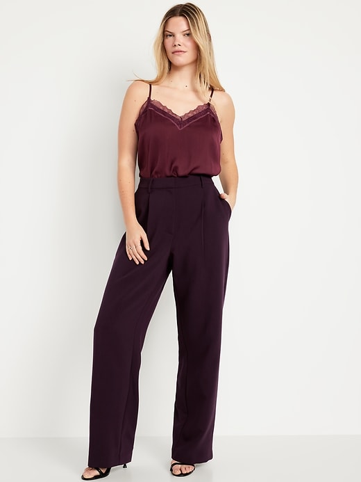 Image number 5 showing, Extra High-Waisted Taylor Wide-Leg Trouser Pants