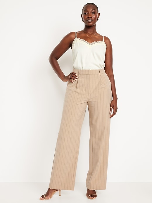 Image number 5 showing, Extra High-Waisted Taylor Wide-Leg Trouser Pants