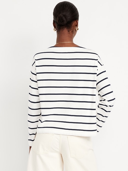 Image number 2 showing, Long-Sleeve Mariner Loose T-Shirt