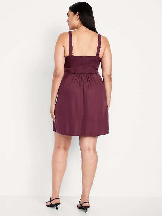 Image number 7 showing, Fit & Flare Crepe Mini Dress