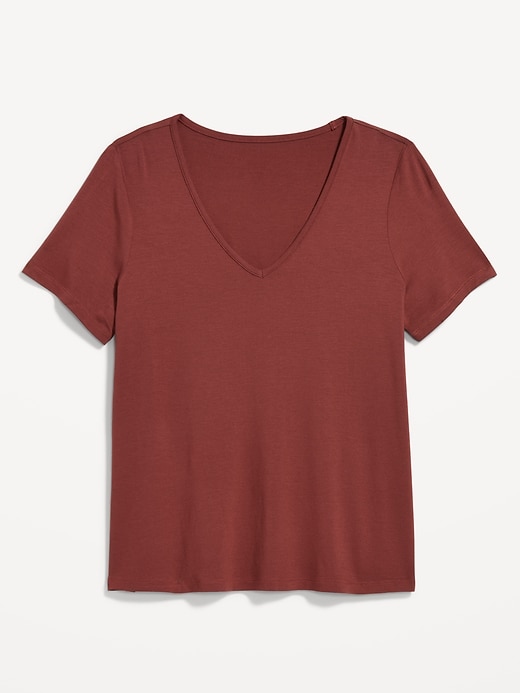Image number 8 showing, Luxe V-Neck T-Shirt