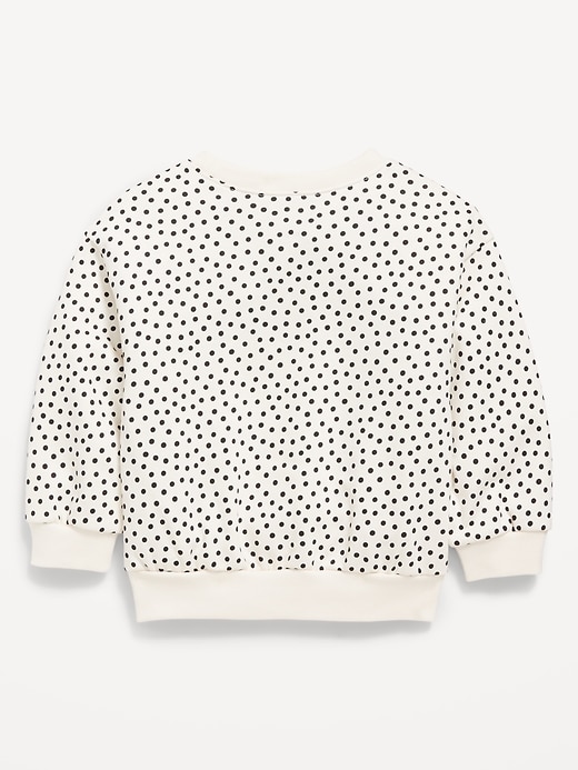 View large product image 2 of 2. Printed Long-Sleeve Logo-Graphic Sweatshirt for Toddler Girls