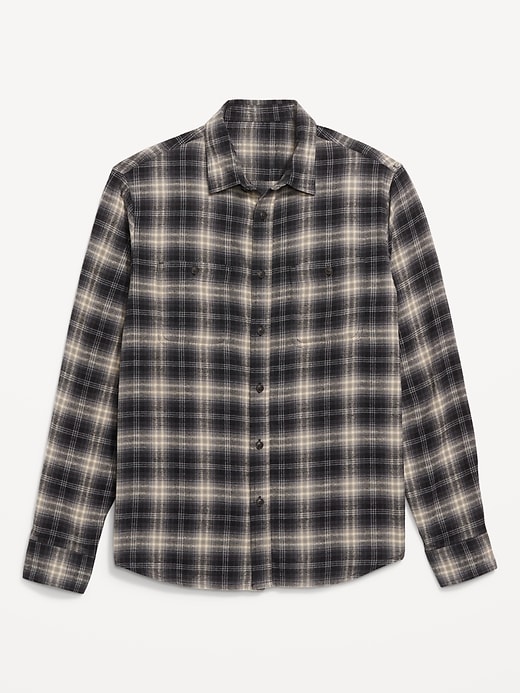 Image number 4 showing, Plaid Flannel Pocket Shirt