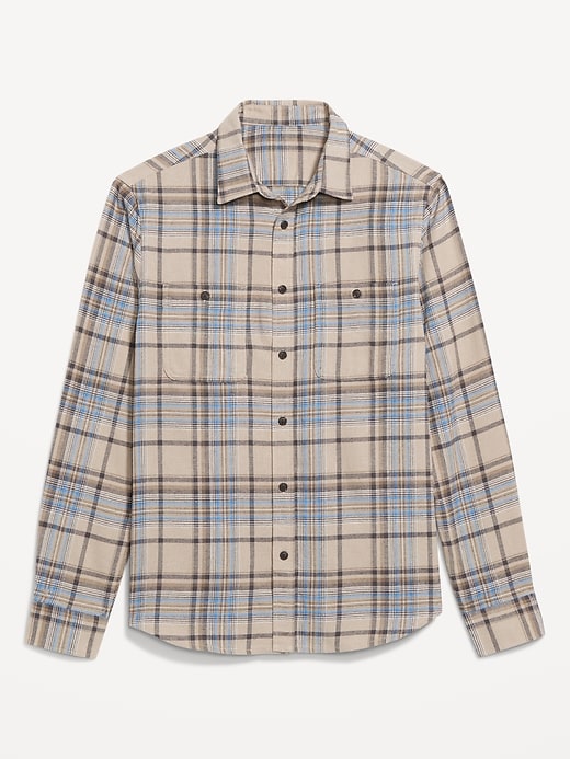 Image number 4 showing, Plaid Flannel Pocket Shirt