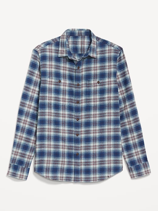 Image number 6 showing, Plaid Flannel Pocket Shirt