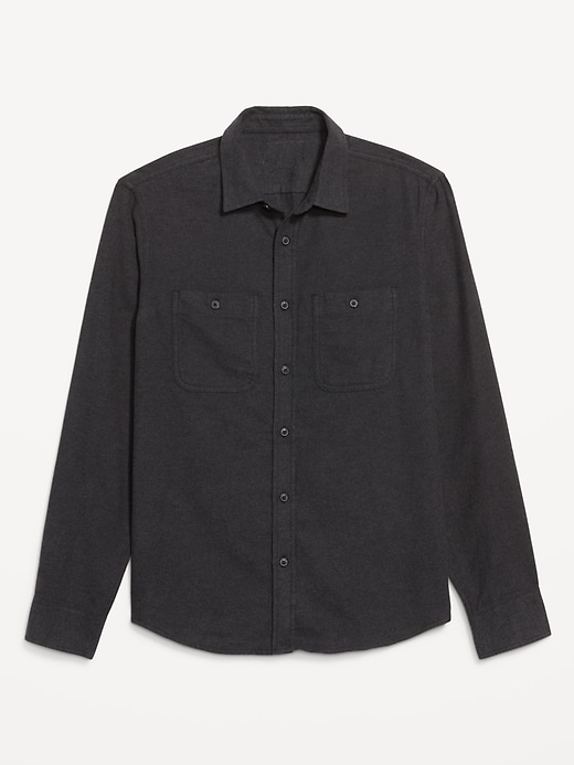 L'image numéro 7 présente Chemise en flanelle à poche