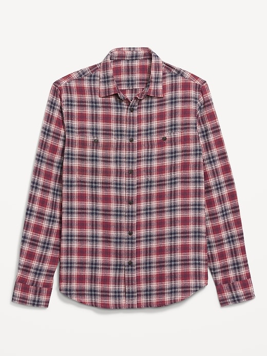 Image number 7 showing, Plaid Flannel Pocket Shirt