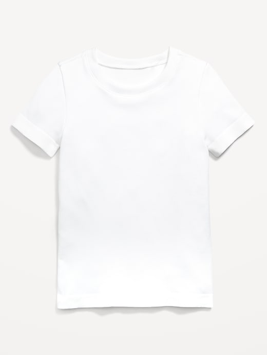 Image number 3 showing, Fitted Seamless Ribbed Performance Top for Girls