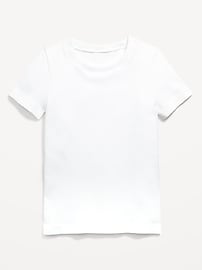 View large product image 3 of 3. Fitted Seamless Ribbed Performance Top for Girls