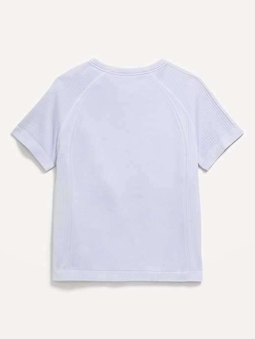 Image number 3 showing, Fitted Seamless Performance Top for Girls