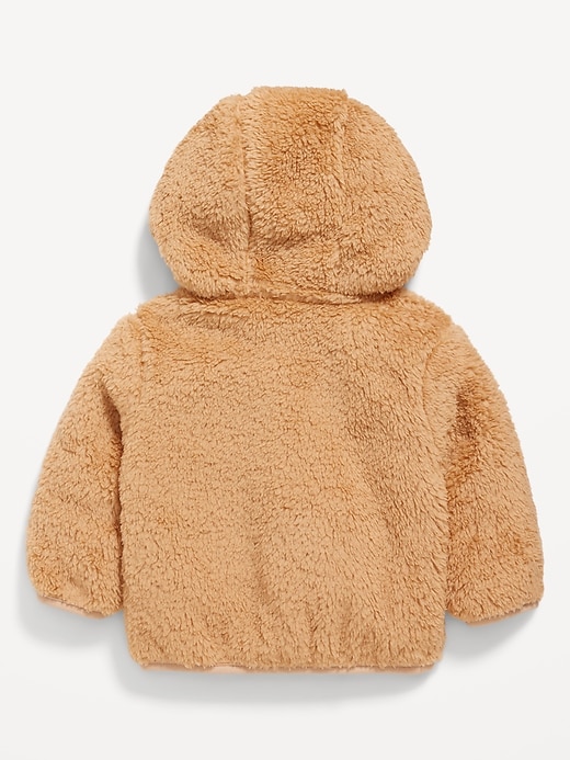 Voir une image plus grande du produit 2 de 2. Veste à capuchon à motif de créature pour toute-petite fille