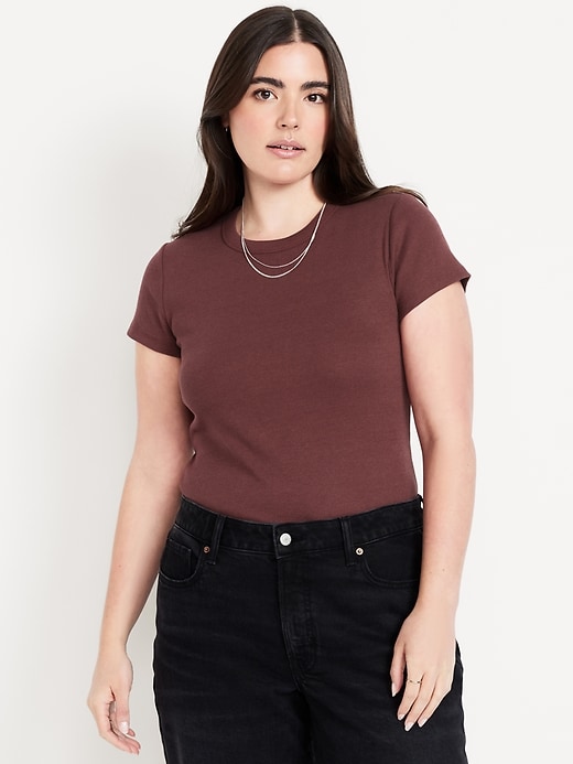 Image number 4 showing, Snug Crop T-Shirt