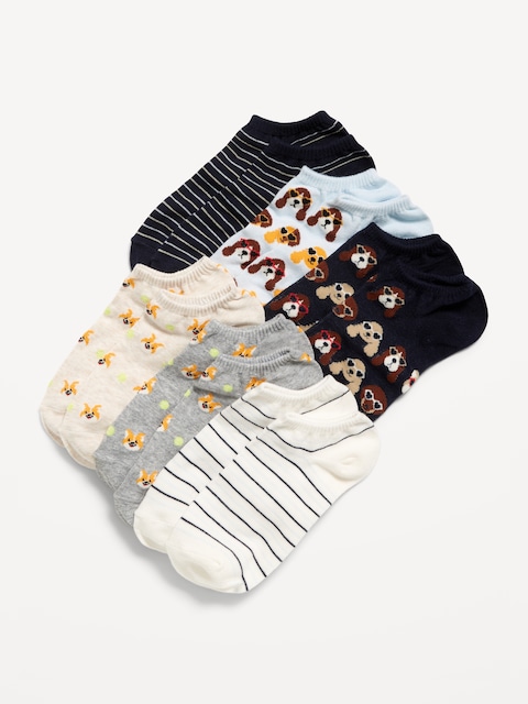 Ankle Socks 6-Pack for Women - Red