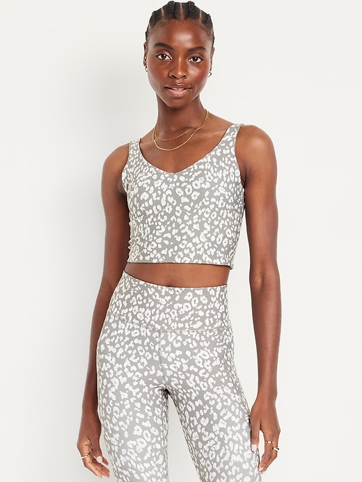 Image number 1 showing, Light Support PowerSoft Longline Sports Bra