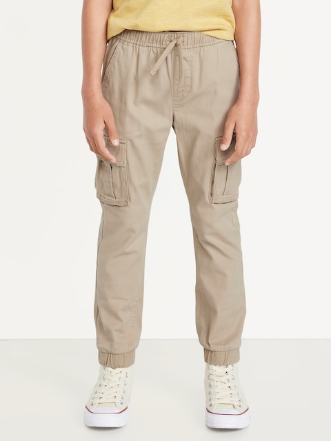 Pantalon de jogging cargo en sergé à extensibilité intégrée pour garçon