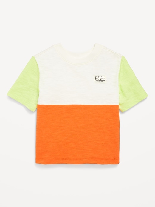 View large product image 2 of 3. Oversized Color-Block T-Shirt for Toddler Boys