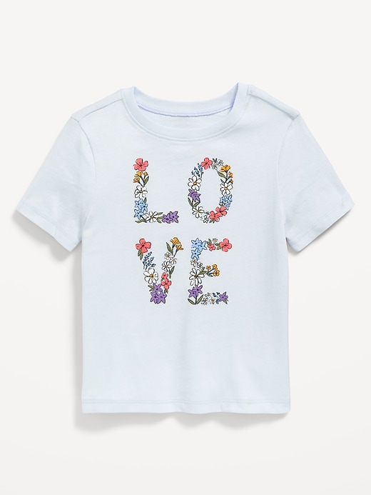 View large product image 1 of 1. Short-Sleeve Graphic T-Shirt for Toddler Girls