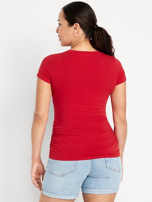 Image number 6 showing, Maternity V-Neck T-Shirt
