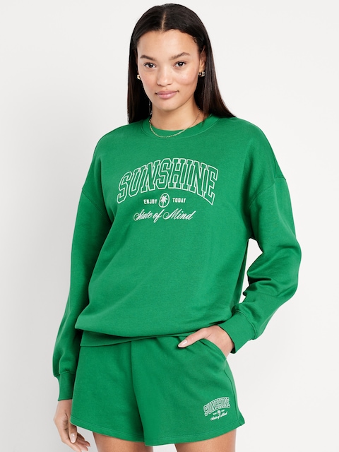 SoComfy Oversized Graphic Sweatshirt