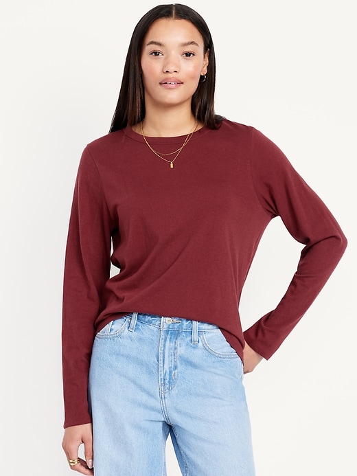 Image number 1 showing, EveryWear Long-Sleeve T-Shirt