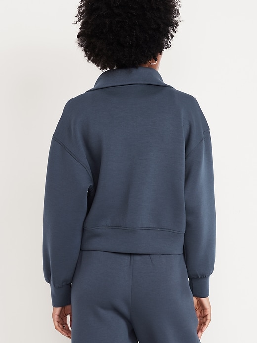 Image number 2 showing, Half-Zip Bounce Fleece Pullover Sweatshirt