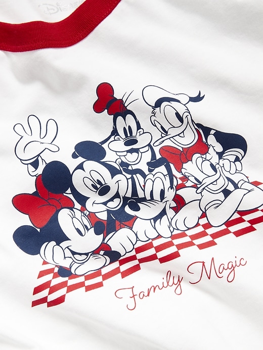 Image number 4 showing, Old Navy x Disney© Graphic Cropped Ringer T-Shirt