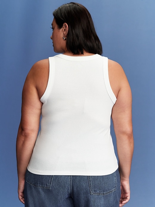 Image number 8 showing, Old Navy x Disney© Mickey Mouse Snug Logo Graphic Flag Tank Top
