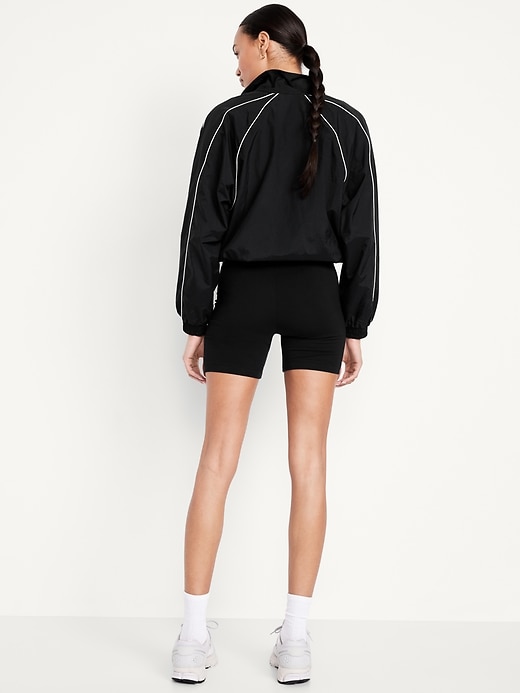 View large product image 2 of 3. High-Waisted Biker Shorts -- 6-inch inseam