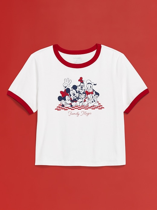 Image number 10 showing, Old Navy x Disney© Graphic Cropped Ringer T-Shirt