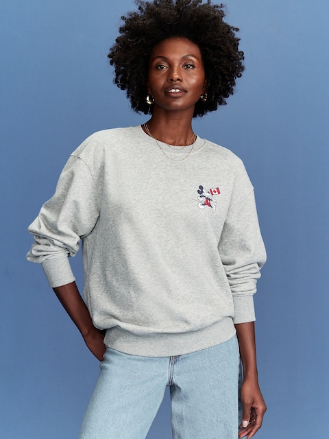 Chandail en coton ouaté surdimensionné Old Navy x Disney© à logo