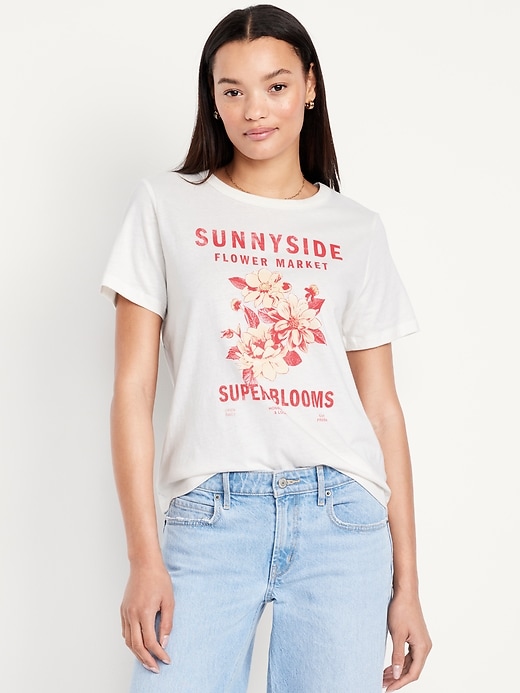 Image number 1 showing, EveryWear Crew-Neck Graphic T-Shirt