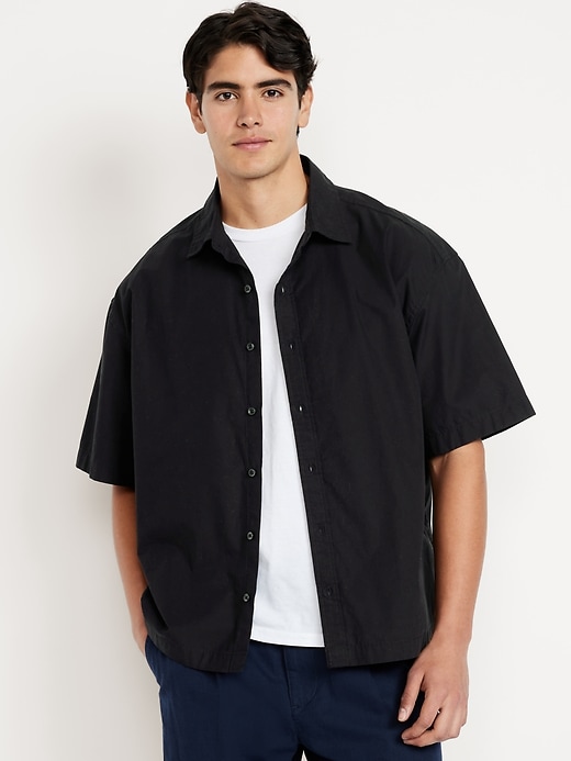 Image number 1 showing, Oversized Poplin Shirt