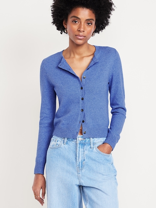 Image number 1 showing, SoSoft Cropped Cardigan Sweater
