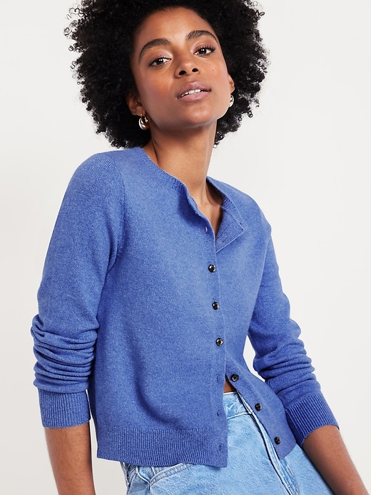 Image number 3 showing, SoSoft Cropped Cardigan Sweater