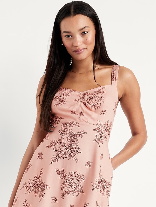 Image number 3 showing, Fit & Flare Crepe Mini Dress