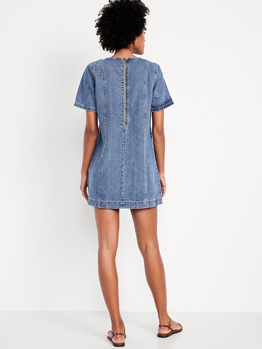 Image number 8 showing, Jean Mini Dress