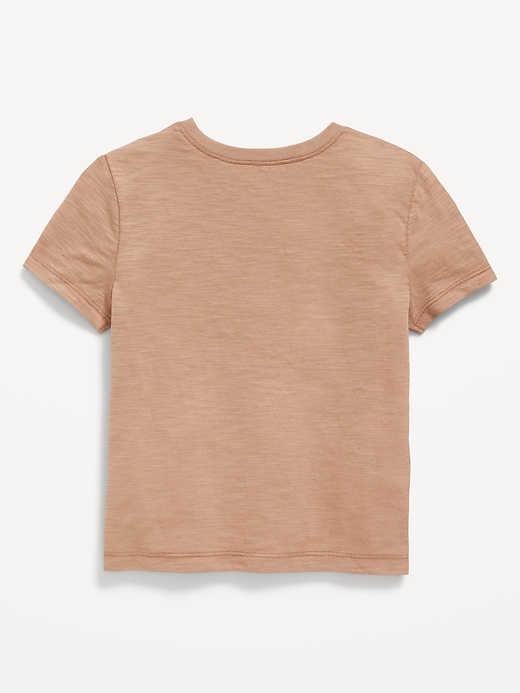 View large product image 2 of 2. Short-Sleeve Henley T-Shirt for Toddler Boys
