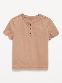 Image number 1 showing, Short-Sleeve Henley T-Shirt for Toddler Boys