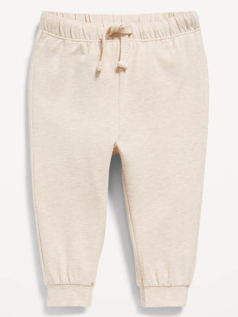 Jersey-Knit Jogger Sweatpants for Baby - Beige