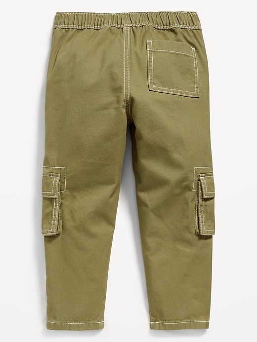 Image number 3 showing, Cargo Twill Utility Pants for Toddler Boys
